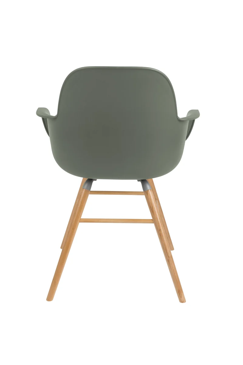 Zuiver Sessel Albert Kuip – Grün, Polypropylen, 55 × 59 × 81,5 cm, 2er-Set
