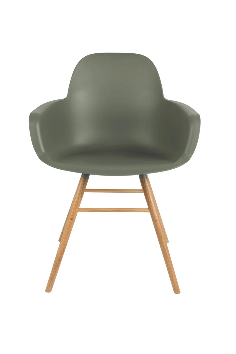 Zuiver Sessel Albert Kuip – Grün, Polypropylen, 55 × 59 × 81,5 cm, 2er-Set