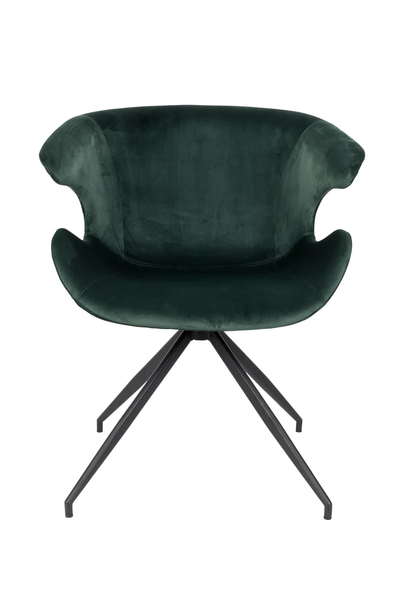 Zuiver Sessel Mia – Grün, Stoff, 62 × 63 × 78,5 cm, 2er-Set