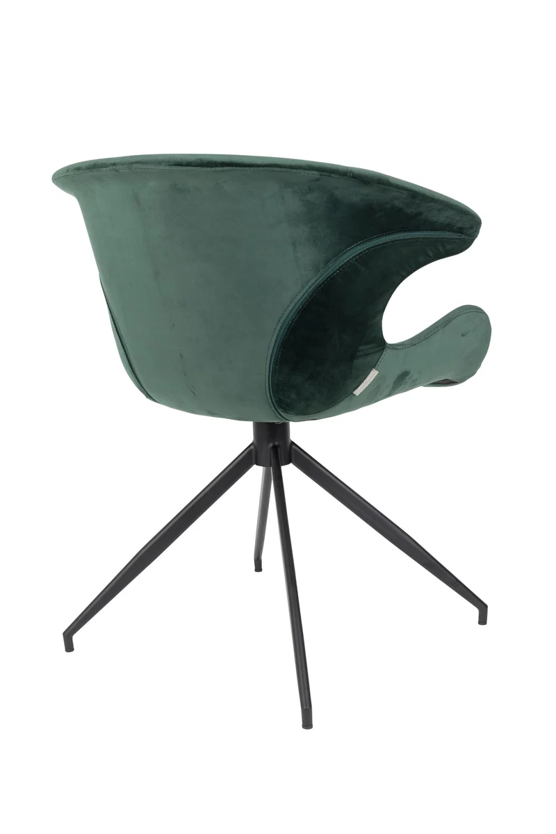 Zuiver Sessel Mia – Grün, Stoff, 62 × 63 × 78,5 cm, 2er-Set