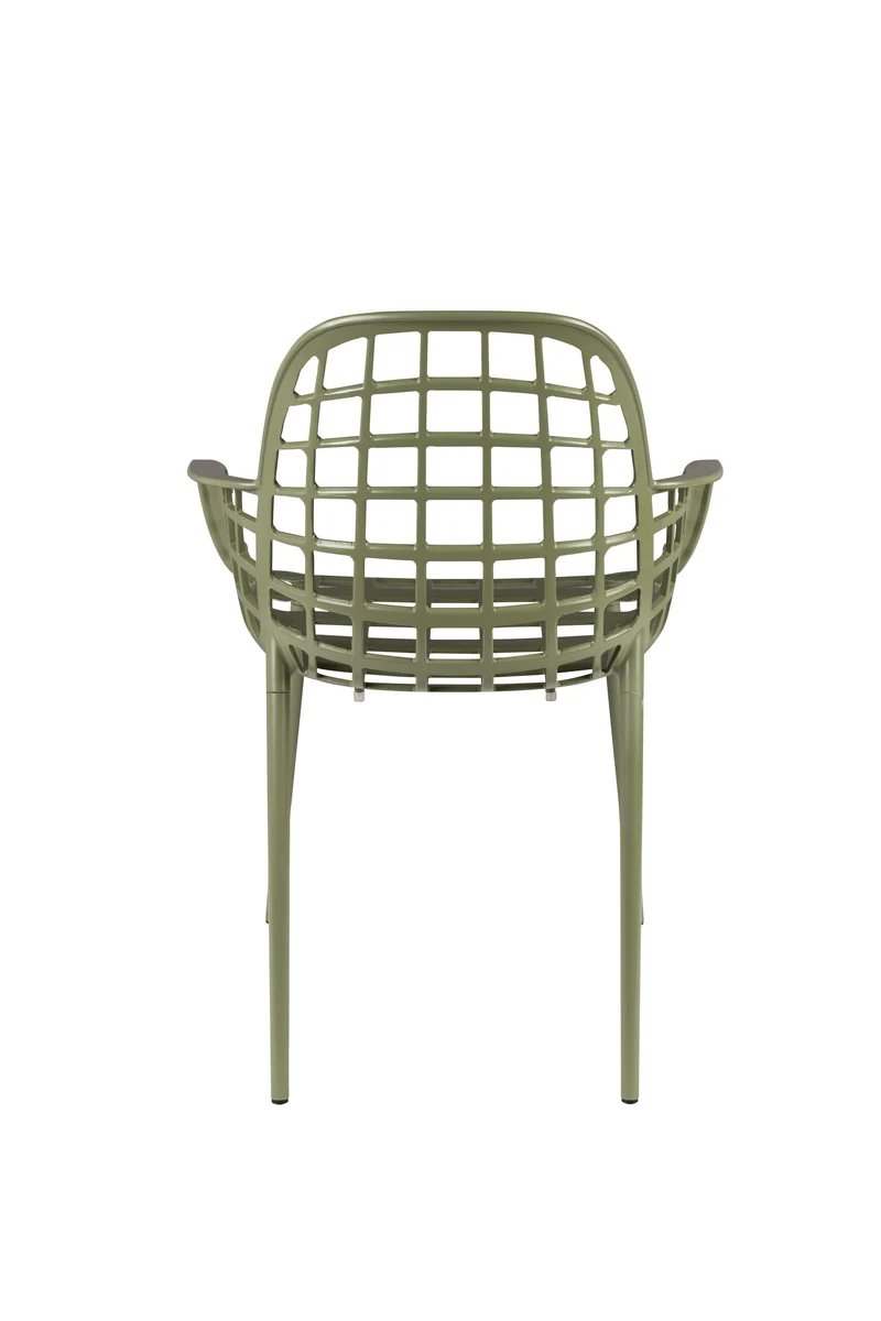 Zuiver Sessel Albert Kuip Garden – Grün, Aluminium, 59,5 × 59,5 × 82,5 cm, 2er-Set