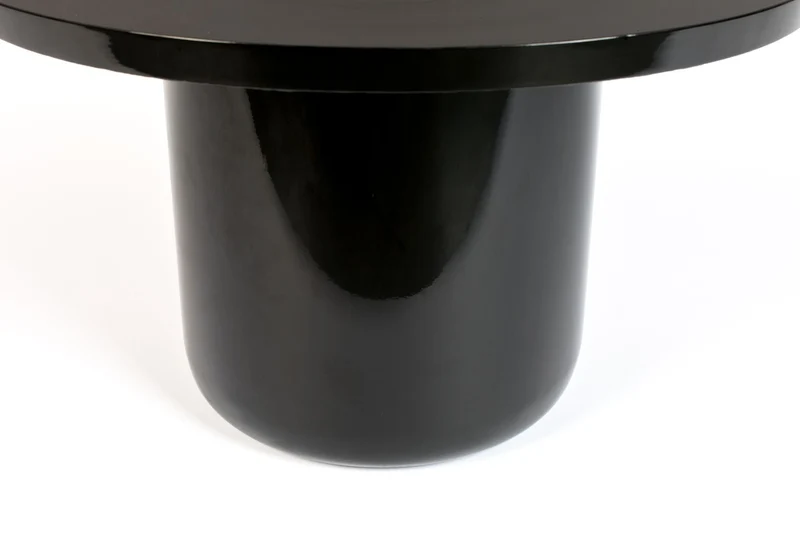 Zuiver Couchtisch Shiny Bomb – Schwarz, Aluminium, 67 × 67 × 41,5 cm