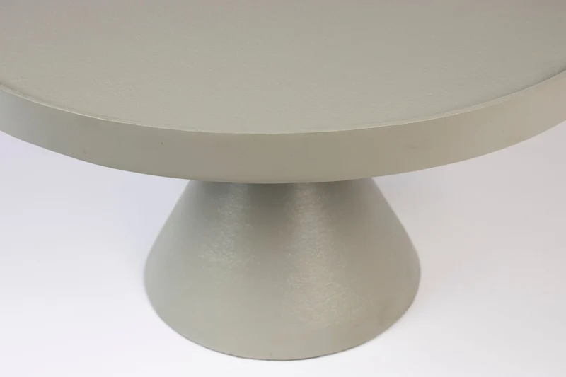 Zuiver Couchtisch Floss – Grau, Aluminium, 60 × 60 × 33 cm