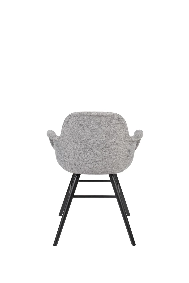 Zuiver Sessel Albert Kuip Soft – Hellgrau, Stoff, 55 × 59 × 81,5 cm, 2er-Set