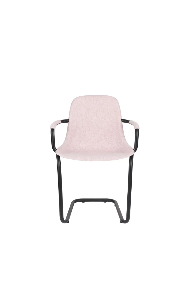 Zuiver Sessel Thirsty Soft – Pink, 55 × 59 × 78,5 cm, 2er-Set