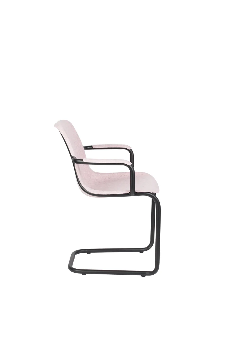 Zuiver Sessel Thirsty Soft – Pink, 55 × 59 × 78,5 cm, 2er-Set