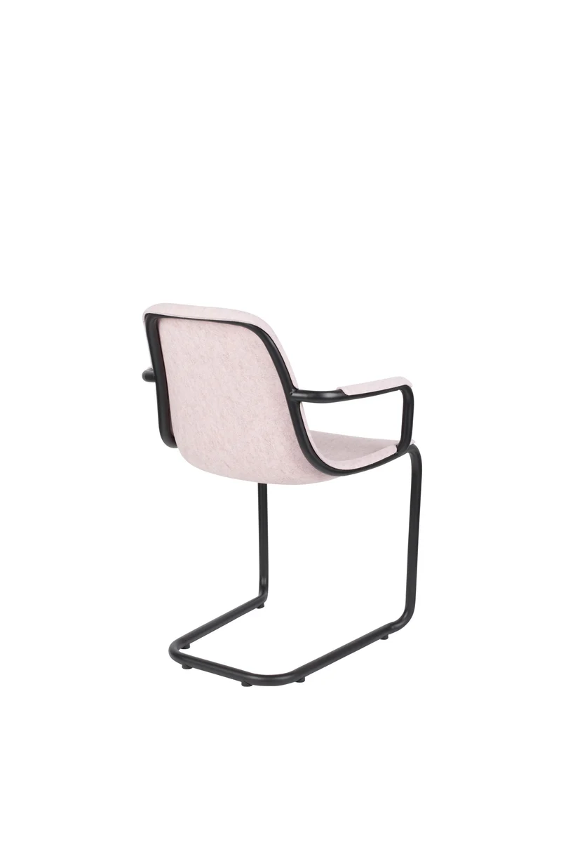 Zuiver Sessel Thirsty Soft – Pink, 55 × 59 × 78,5 cm, 2er-Set
