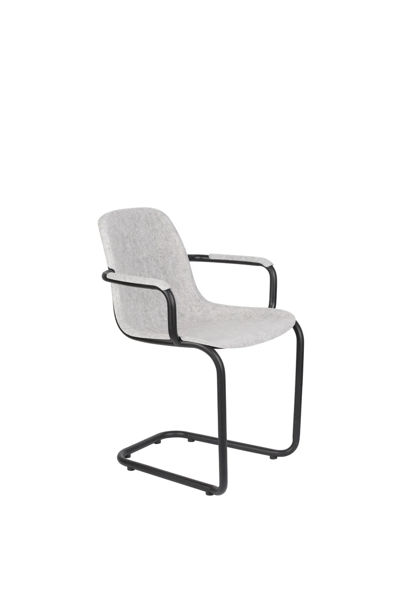 Zuiver Sessel Thirsty Ash – Grau, 55 × 59 × 78,5 cm, 2er-Set