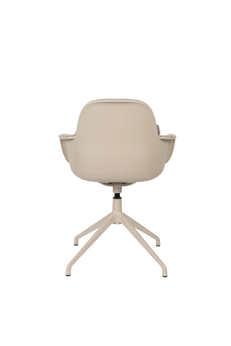 Zuiver Sessel Albert Kuip Swivel – Taupe, Stoff, 52 × 59,2 × 83,6 cm, 2er-Set