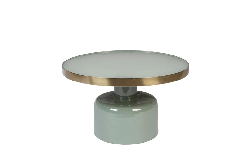 Zuiver Couchtisch Glam – Grün, 60 × 60 × 35 cm
