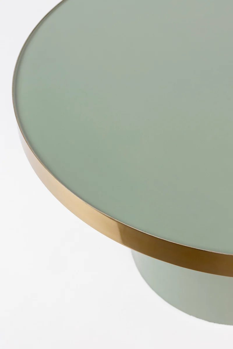 Zuiver Couchtisch Glam – Grün, 60 × 60 × 35 cm