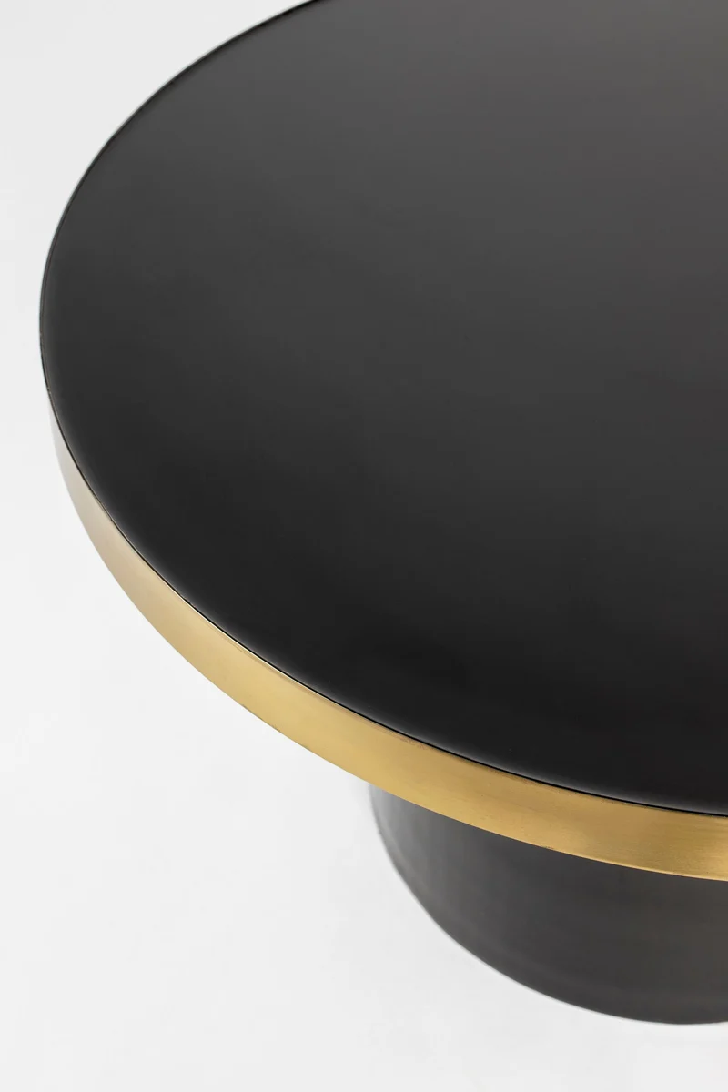 Zuiver Couchtisch Glam – Schwarz, 60 × 60 × 35 cm