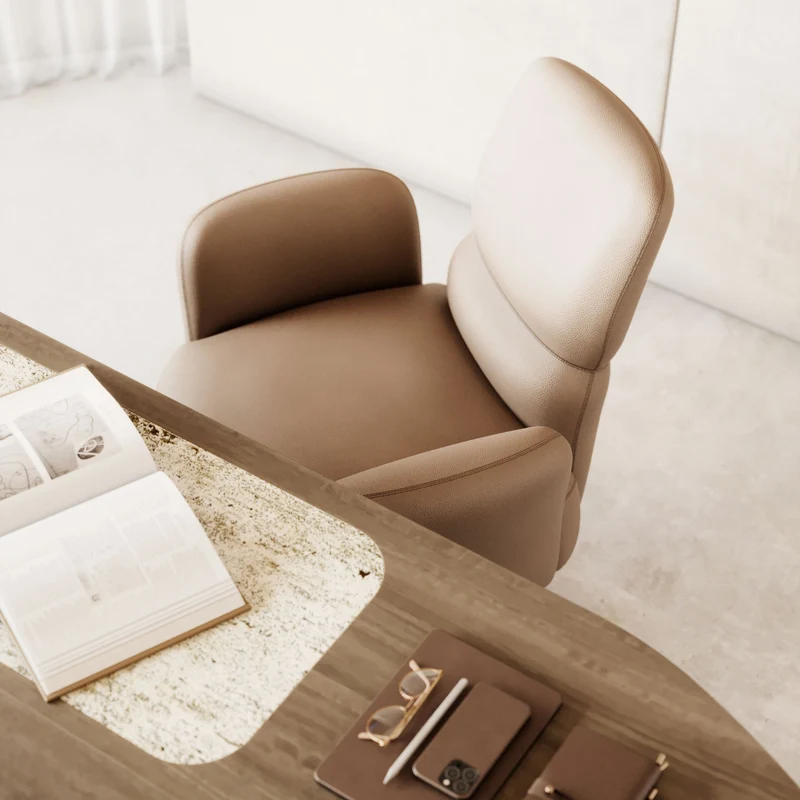 Stylish Club Margem Swivel Stuhl