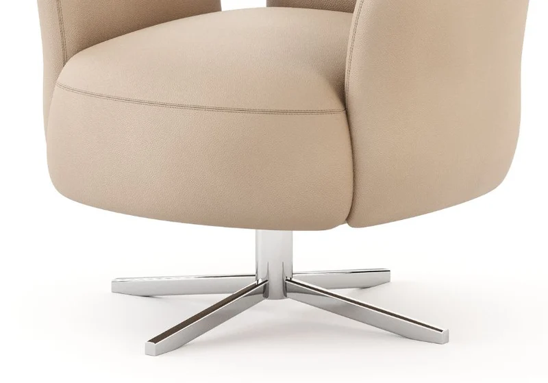 Stylish Club Margem Swivel Stuhl