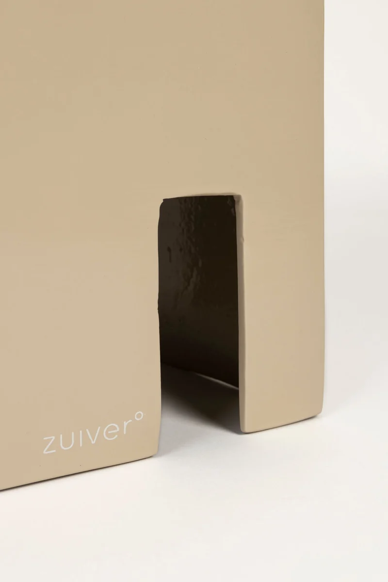 Zuiver Beistelltisch Chubby – Beige, Eisen, 40 × 40 × 45 cm