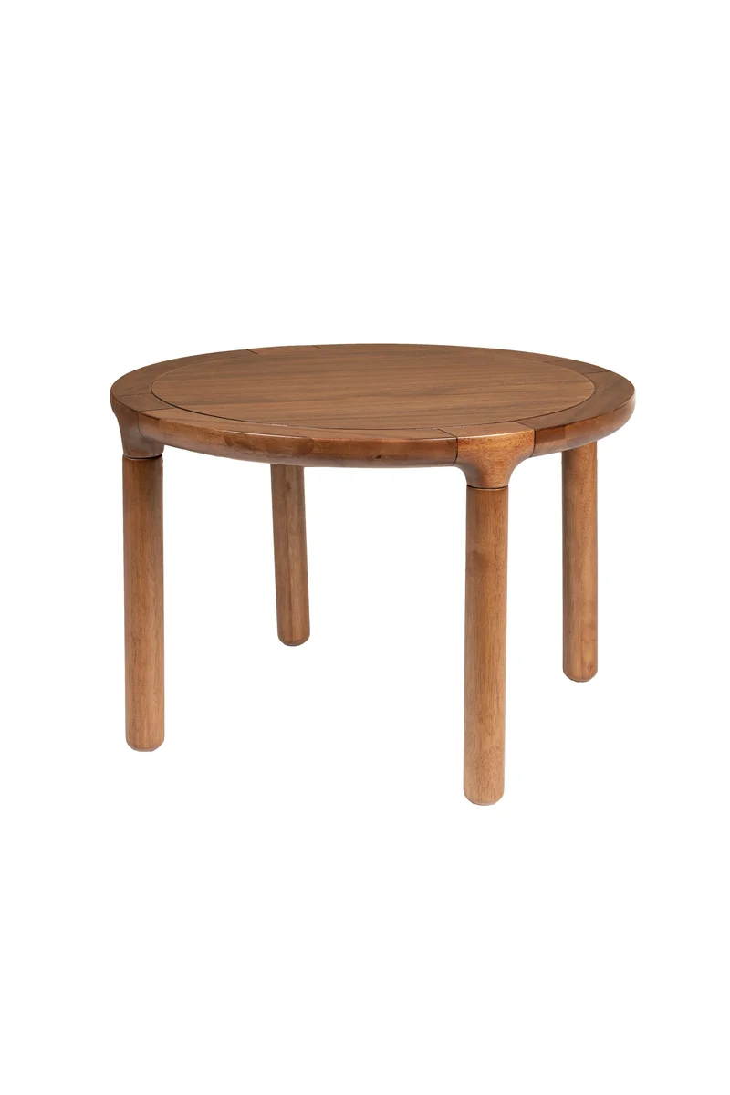 Zuiver Couchtisch Storm – Nussbaum, Holz, 60 × 60 × 40 cm