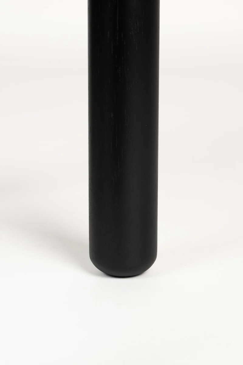 Zuiver Couchtisch Storm – Schwarz, Gummibaumholz, 60 × 60 × 40 cm