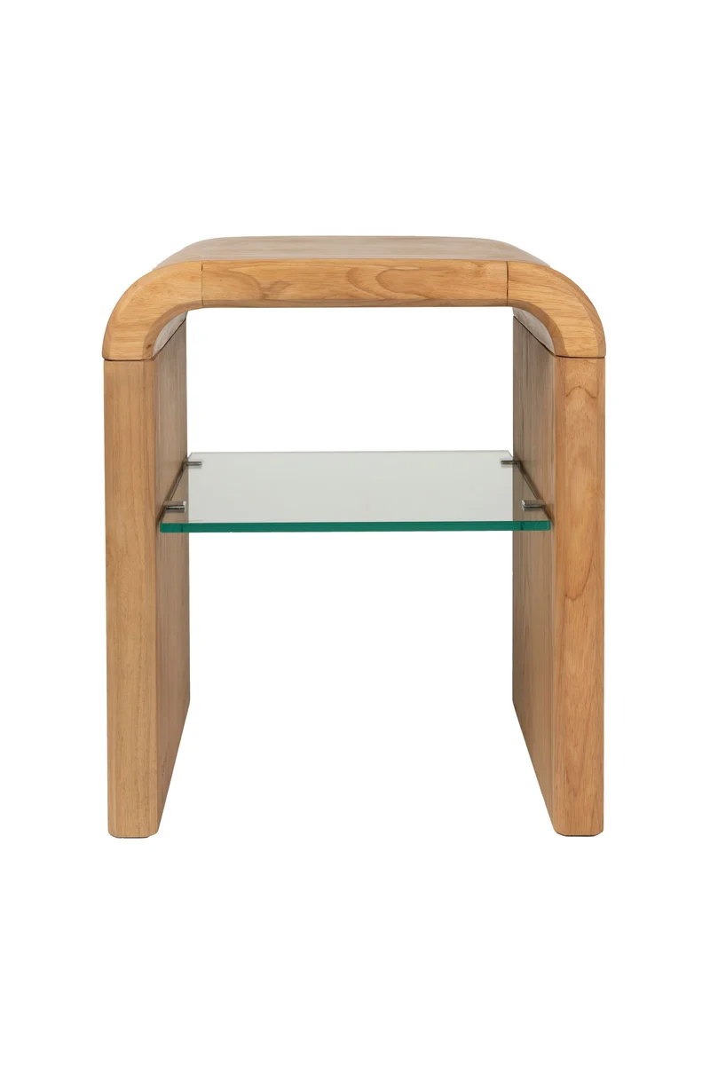 Zuiver Beistelltisch Brave – Natur, Eichenfurnier, 50 × 42 × 58 cm