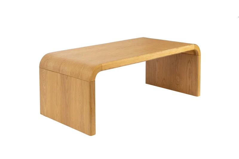 Zuiver Couchtisch Brave – Natur, Eichenfurnier, 120 × 60 × 45 cm