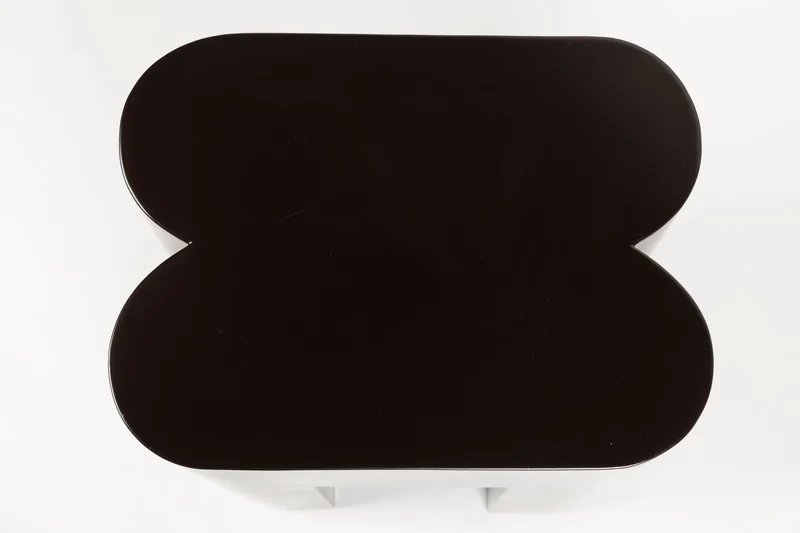 Zuiver Hocker Shape – Dunkelbraun, Eisen, 40 × 40 × 45 cm