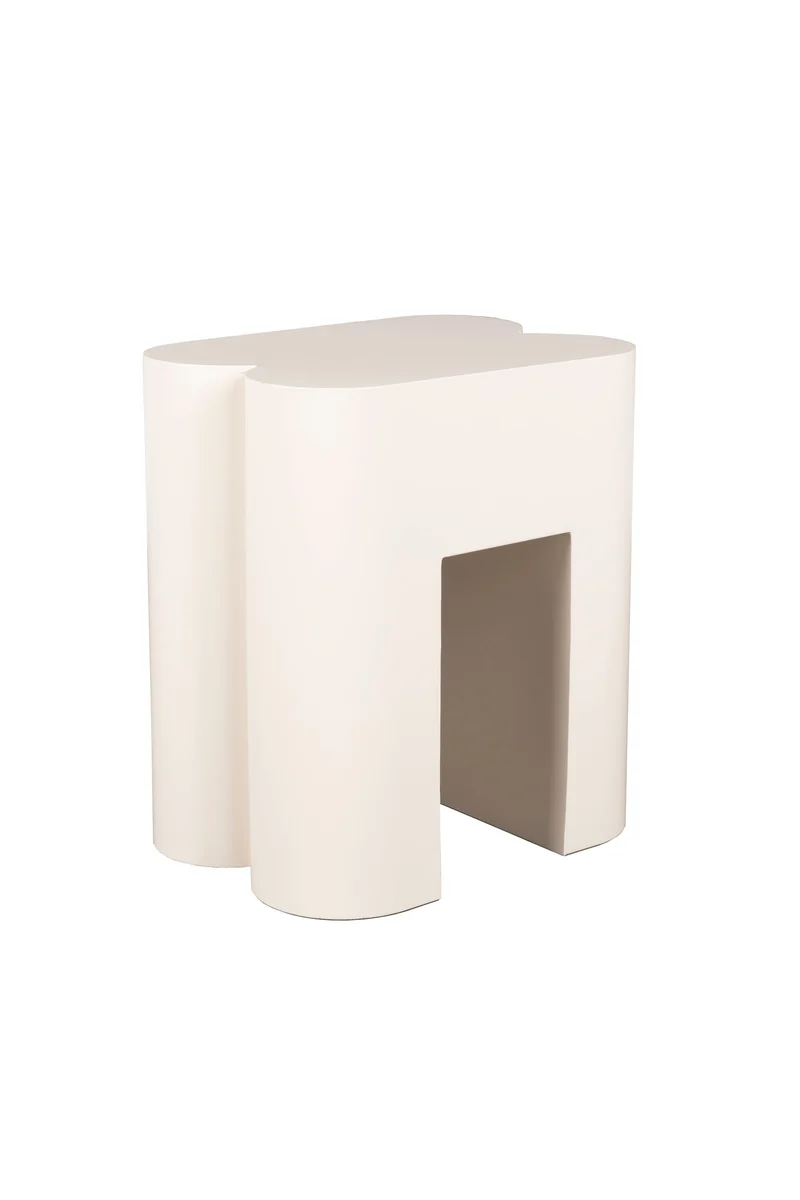 Zuiver Hocker Shape – Beige, Eisen, 40 × 40 × 45 cm
