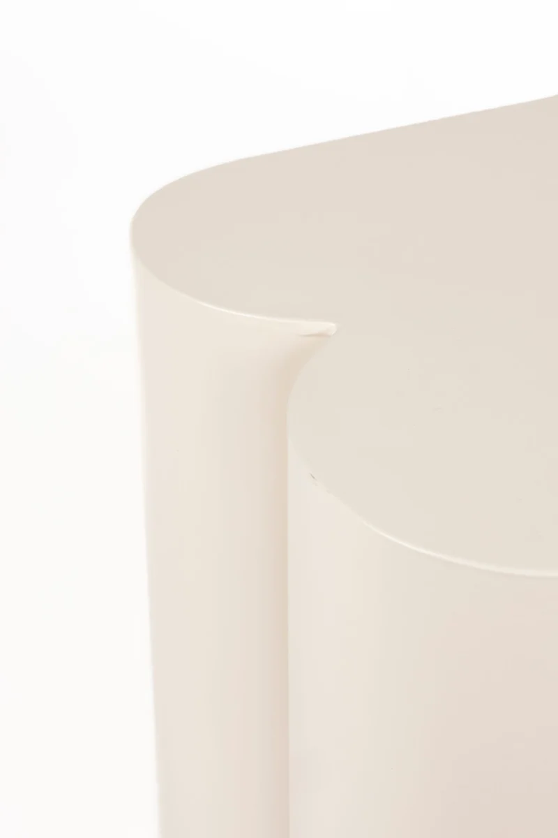 Zuiver Hocker Shape – Beige, Eisen, 40 × 40 × 45 cm