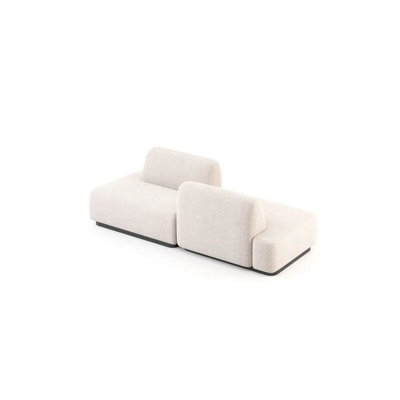 Stylish Club Stone Sofa – Endmodul