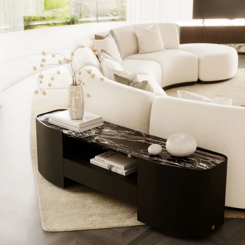 Stylish Club Stone Sofa – Hocker