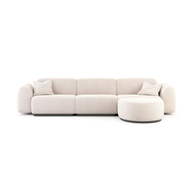 Stylish Club Stone Sofa – Hocker