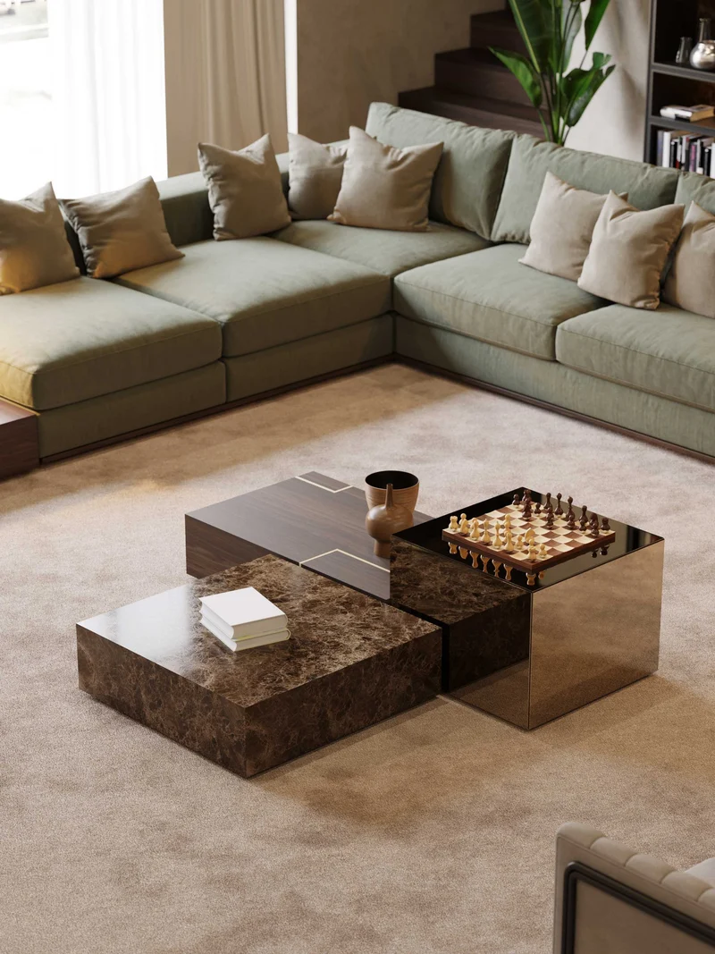 Stylish Club Sublime 3 Seats with Chaise Longue Sofa