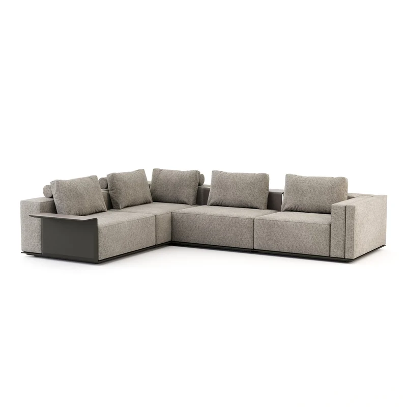 Stylish Club Small Puff Module Sofa Landform 1 Seat Sofa