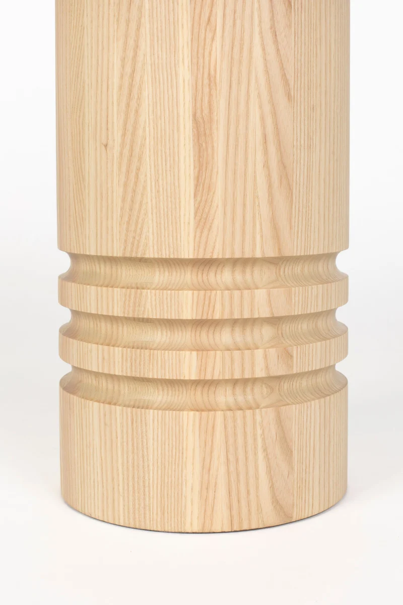 Zuiver Beistelltisch Chunk – Beige, Eichenfurnier, 45 × 45 × 45 cm