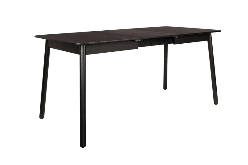 Zuiver Esstisch Glimps 120 162 × 80 – Schwarz, Holz