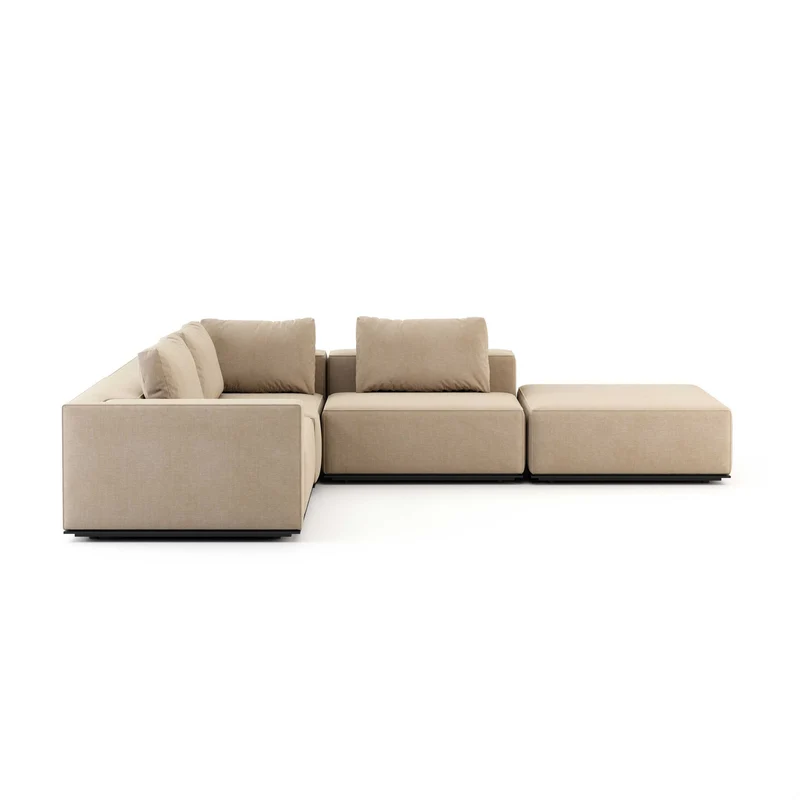 Stylish Club Long Corner Module Sofa Landform 1 Seat Sofa