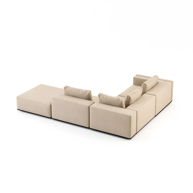 Stylish Club Long Corner Module Sofa Landform 1 Seat Sofa