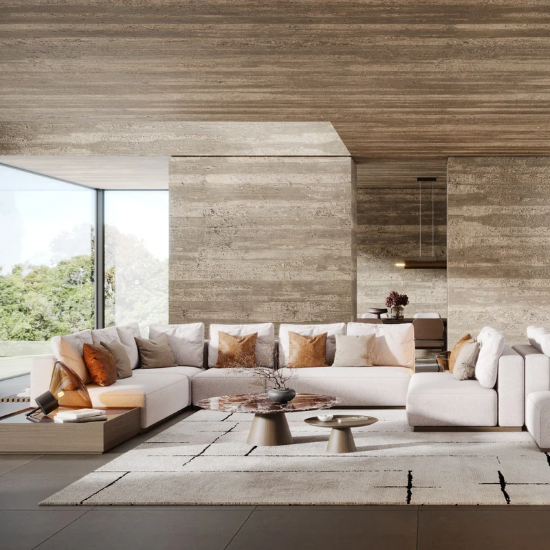 Stylish Club Module His Sofa Without Armrest 2 Seats Sofa