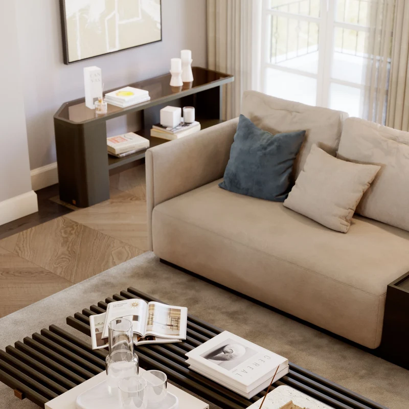 Stylish Club Module Sofa His with Armrest 1 Seat Sofa