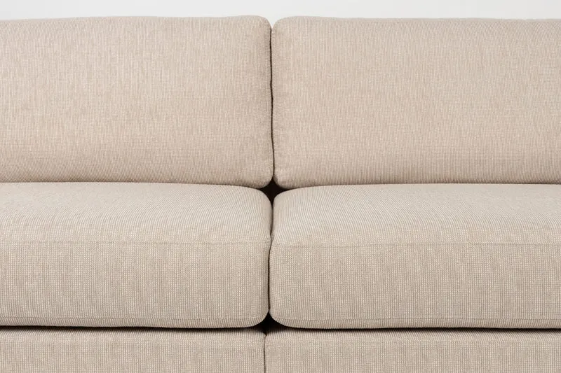 Zuiver Sofa Balcony 3-Sitzer – Beige, Stoff, 99 × 256 × 85 cm