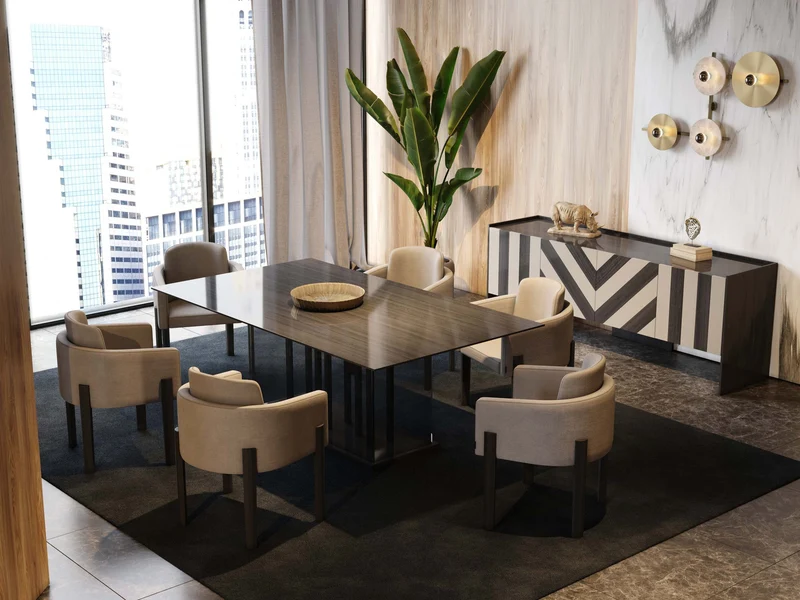 Stylish Club His Esstisch