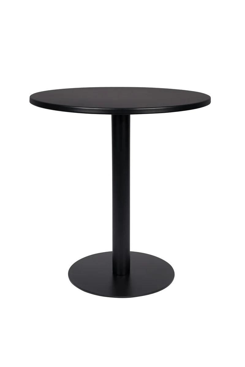 Zuiver Bistrotisch Metsu – Schwarz, Stahl, 70 × 70 × 76 cm