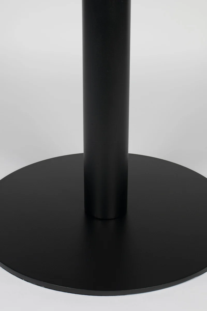 Zuiver Bistrotisch Metsu – Schwarz, Stahl, 70 × 70 × 76 cm