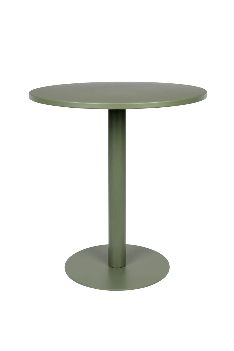 Zuiver Bistrotisch Metsu – Grün, Stahl, 70 × 70 × 76 cm