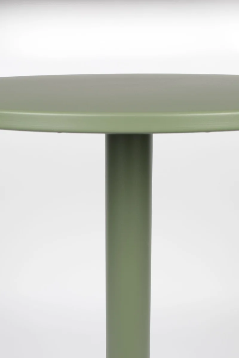 Zuiver Bistrotisch Metsu – Grün, Stahl, 70 × 70 × 76 cm
