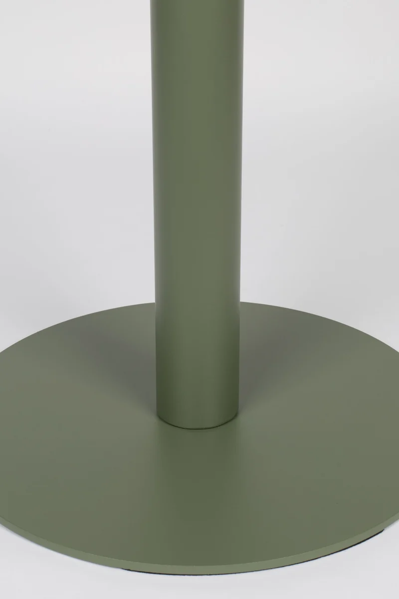 Zuiver Bistrotisch Metsu – Grün, Stahl, 70 × 70 × 76 cm