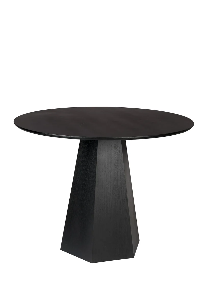 Zuiver Esstisch Pilar – Schwarz, Holz, 100 × 100 × 76 cm