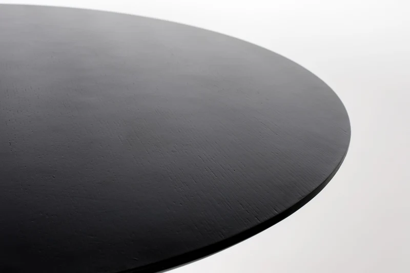Zuiver Esstisch Pilar – Schwarz, Holz, 100 × 100 × 76 cm