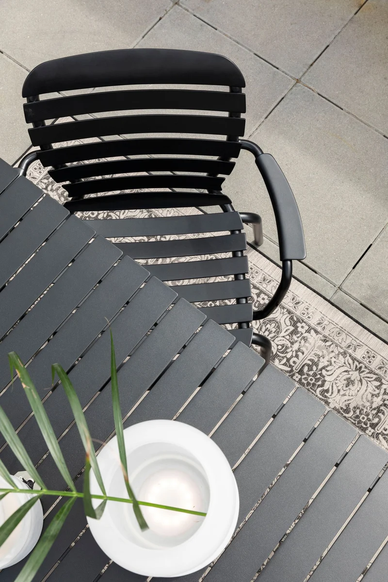 Zuiver Sessel Garden Vondel – Schwarz, Aluminium, 58,2 × 64,7 × 82,8 cm, 2er-Set