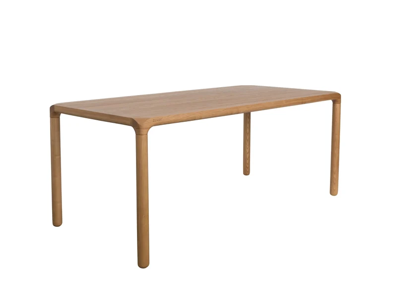 Zuiver Esstisch Storm 180 × 90 cm – Natur, Massives Eschenholz