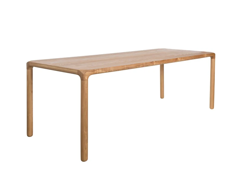 Zuiver Esstisch Storm 220 × 90 cm – Natur, Massives Eschenholz