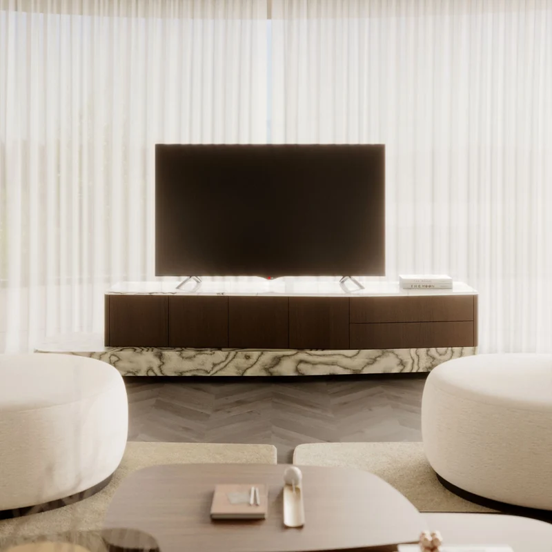 Stylish Club Stone TV-Sideboard